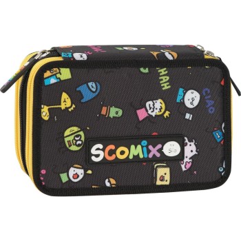 Astuccio 3 zip COMIX Scottecs by Sio Nero/Giallo | Cloclorinda.it