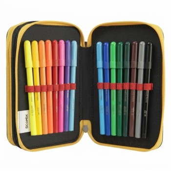 Astuccio 3 zip COMIX Scottecs by Sio Nero/Giallo | Cloclorinda.it