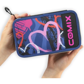 Astuccio 3 Zip COMIX Wbs Viola | Cloclorinda.it