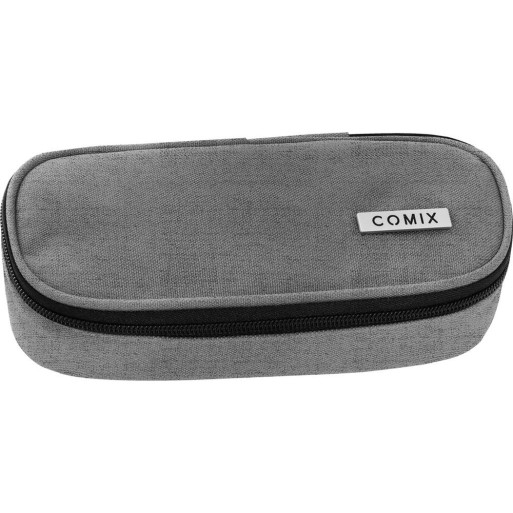 Astuccio Ovale COMIX Monocolore grigio-melange | Cloclorinda.it