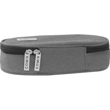 Astuccio Ovale COMIX Monocolore grigio-melange | Cloclorinda.it