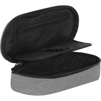 Astuccio Ovale COMIX Monocolore grigio-melange | Cloclorinda.it