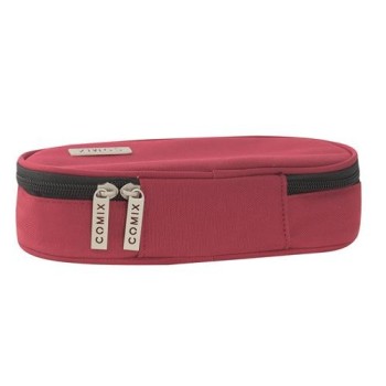 Astuccio Ovale COMIX Monocolore Borgogna | Cloclorinda.it