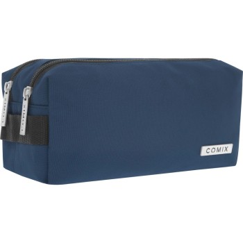 Astuccio 2 Zip COMIX Monocolore blu | Cloclorinda.it