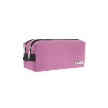 Astuccio 2 Zip COMIX Monocolore Mauve | Cloclorinda.it