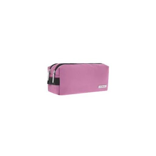 Astuccio 2 Zip COMIX Monocolore Mauve | Cloclorinda.it