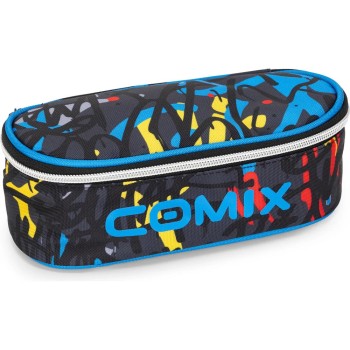 Astuccio Ovale COMIX WBS Nero/Blu | Cloclorinda.it