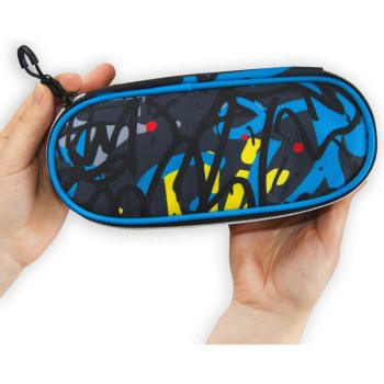 Astuccio Ovale COMIX WBS Nero/Blu | Cloclorinda.it