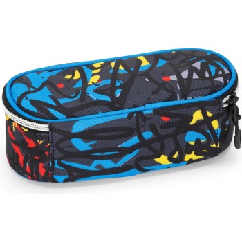 Astuccio Ovale COMIX WBS Nero/Blu | Cloclorinda.it