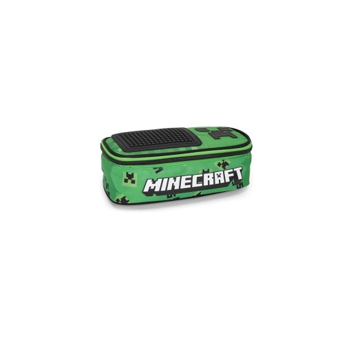 Astuccio Ovale Minecraft Verde/Nero | Cloclorinda.it