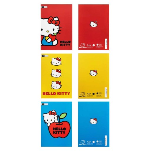 Set 3 Quadernoni Hello Kitty | Cloclorinda.it