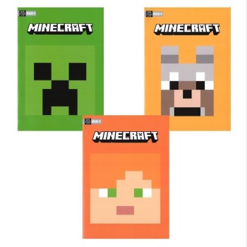 Set 3 Quadernoni Minecraft | Cloclorinda.it