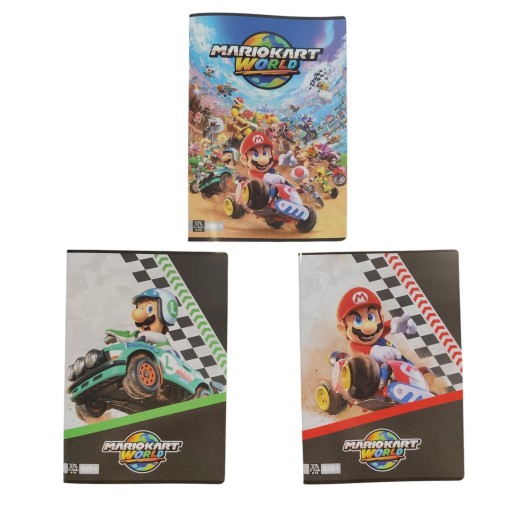Set 3 Quadernoni MarioKart World | Cloclorinda.it