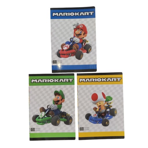 Set 3 Quadernoni Mario Kart | Cloclorinda.it