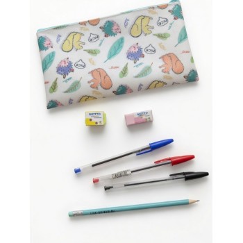 Astuccio 1 Zip Completo con Set Scrittura BIC + Accessori Scuola | Cloclorinda.it