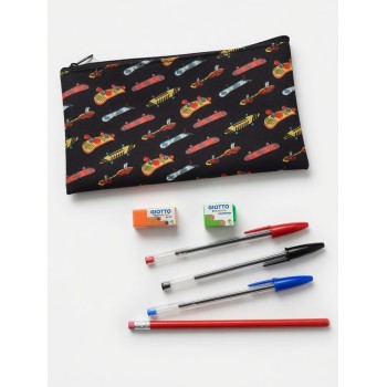 Astuccio 1 Zip Completo con Set Scrittura BIC + Accessori Scuola | Cloclorinda.it