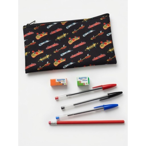 Astuccio 1 Zip Completo con Set Scrittura BIC + Accessori Scuola | Cloclorinda.it