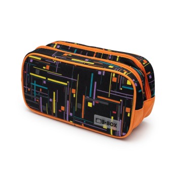 Astuccio 2 Zip Completo con Set Scrittura BIC + Accessori Scuola | Cloclorinda.it