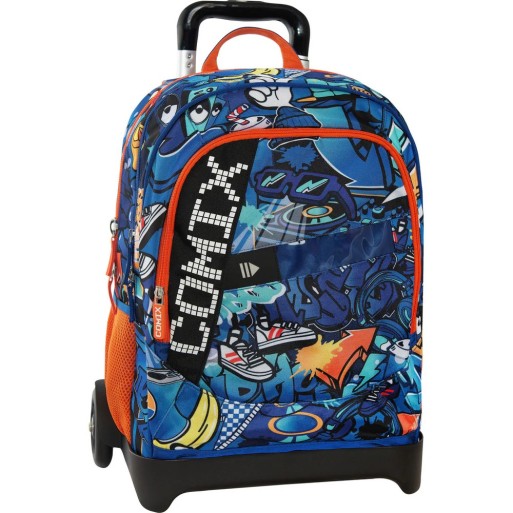 Zaino Trolley Staccabile COMIX Bright Blu | Cloclorinda.it