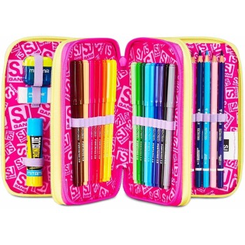 Astuccio 3 zip sj gang game-led girl | Cloclorinda.it