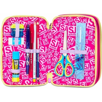 Astuccio 3 zip sj gang game-led girl | Cloclorinda.it