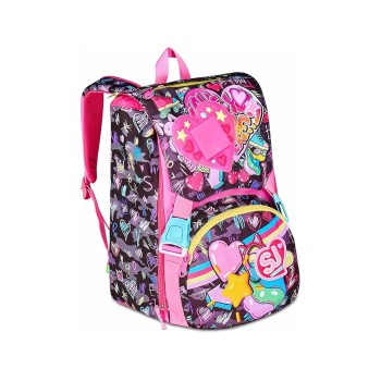 Zaino scuola sj gang sdoppiabile big game-led girl | Cloclorinda.it