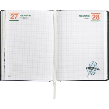 Diario 13 Mesi 2026/27 - Eastpak - Giornaliero Nero | Cloclorinda.it