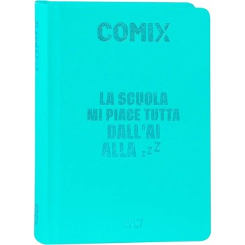 Diario 16 Mesi 2026/27 - COMIX - Giornaliero Mini Turchese | Cloclorinda.it