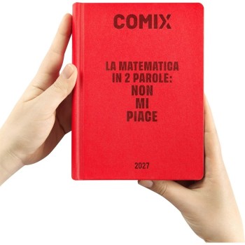 Diario 16 Mesi 2026/27 - COMIX - Giornaliero Standard red | Cloclorinda.it