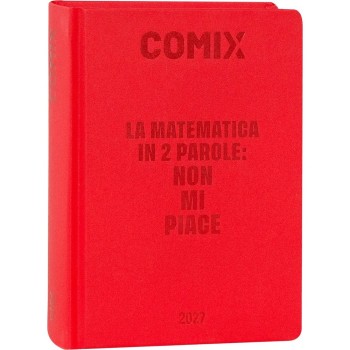 Diario 16 Mesi 2026/27 - COMIX - Giornaliero Mini red | Cloclorinda.it