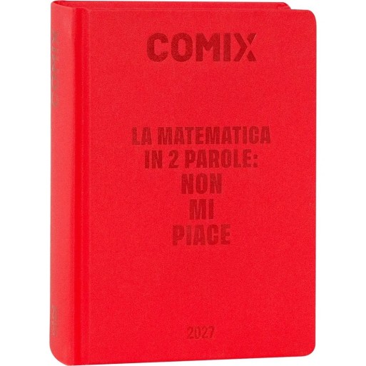 Diario 16 Mesi 2026/27 - COMIX - Giornaliero Mini red | Cloclorinda.it