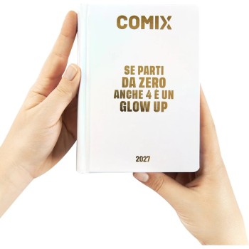 Diario 16 Mesi 2026/27 - COMIX - Giornaliero Mini holo-white | Cloclorinda.it