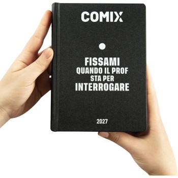 Diario 16 Mesi 2026/27 - COMIX - Giornaliero Mini Nero/Bianco | Cloclorinda.it