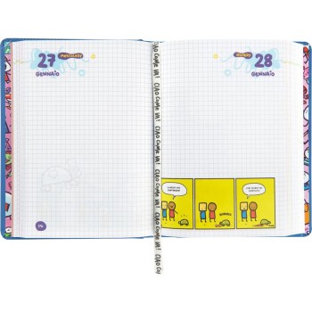 Diario 16 Mesi 2026/27 - COMIX Scottecs by Sio - Giornaliero Blu | Cloclorinda.it