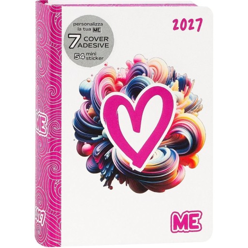 Diario 16 Mesi 2026/27 - ME - Giornaliero Rosa | Cloclorinda.it
