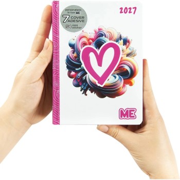 Diario 16 Mesi 2026/27 - ME - Giornaliero Rosa | Cloclorinda.it