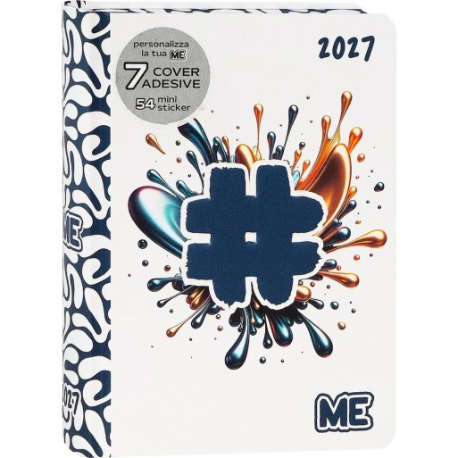 Diario 16 Mesi 2026/27 - ME - Giornaliero Blu | Cloclorinda.it