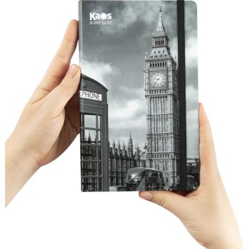 Agenda Insegnanti 12 Mesi 2026/27 - Kaos - Bigiornaliera Londra | Cloclorinda.it