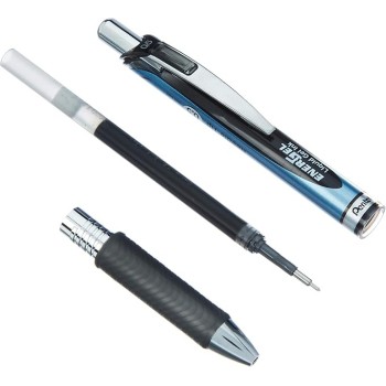 Pentel - Penna a inchiostro Energel, punta 0,5 mm, Nero | Cloclorinda.it