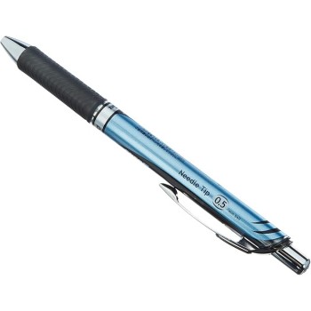 Pentel - Penna a inchiostro Energel, punta 0,5 mm, Nero | Cloclorinda.it