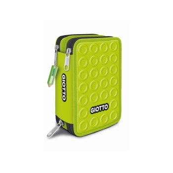 Astuccio 3 Zip Stilnovo Giotto Verde | Cloclorinda.it