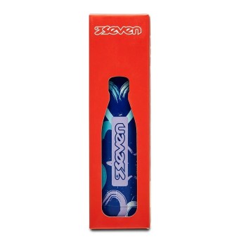 Borraccia Seven 500ML Inox 304 Termica con Moschettone Crystal Purple Girl | Cloclorinda