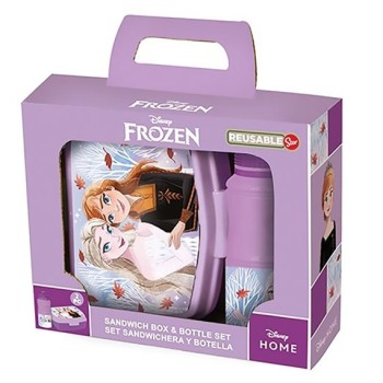 Set Porta Merenda e Borraccia Frozen | Cloclorinda