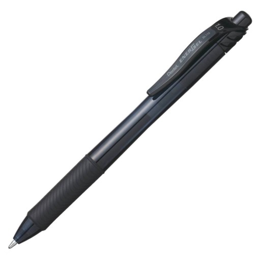 Roller a scatto Energel X Click BL110 - punta 1,0mm - nero - Pentel | Cloclorinda.it