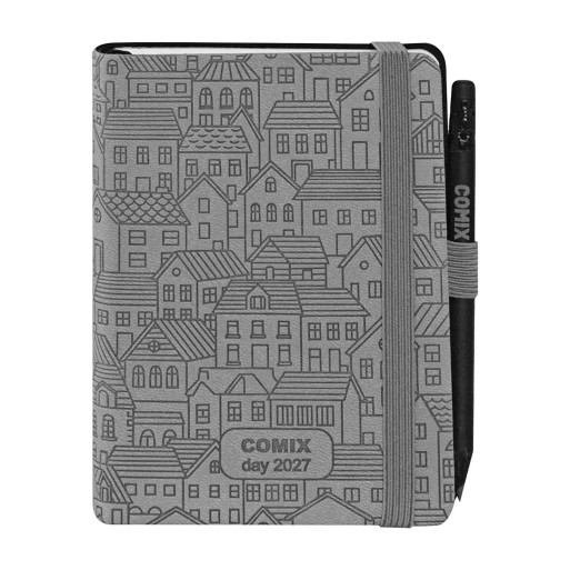 Agenda Comix Special 2027 Giornaliera Mignon Grigia Case | Cloclorinda.it