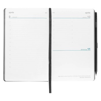Agenda Comix 2027 Giornaliera Large Nera Texture 12 Mesi | Cloclorinda.it
