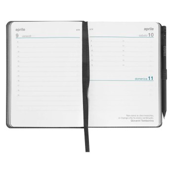 Agenda Comix 2027 Giornaliera Mini Nera Texture 12 Mesi | Cloclorinda.it