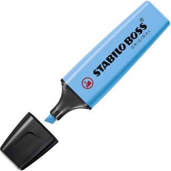 EVIDENZIATORE STABILO BOSS CELESTE | Cloclorinda.it