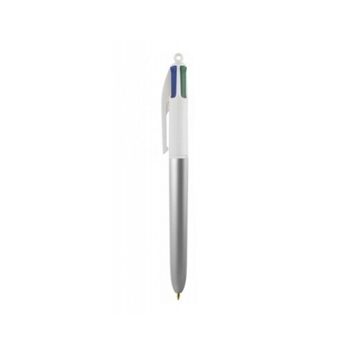 Penna a Sfera BIC 4 Colori Glacé – Punta 1 mm Argento | Cloclorinda.it