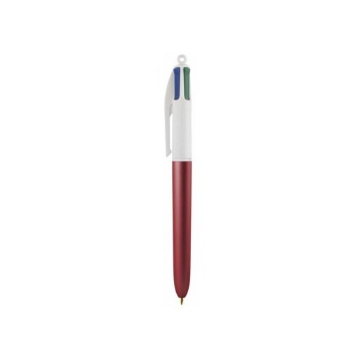 Penna a Sfera BIC 4 Colori Glacé – Punta 1 mm Rosso | Cloclorinda.it